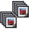 8 Pack: Black  8&#x22; x 8&#x27; Square Gallery Wall Frame with Double Mat by Studio D&#xE9;cor&#xAE;